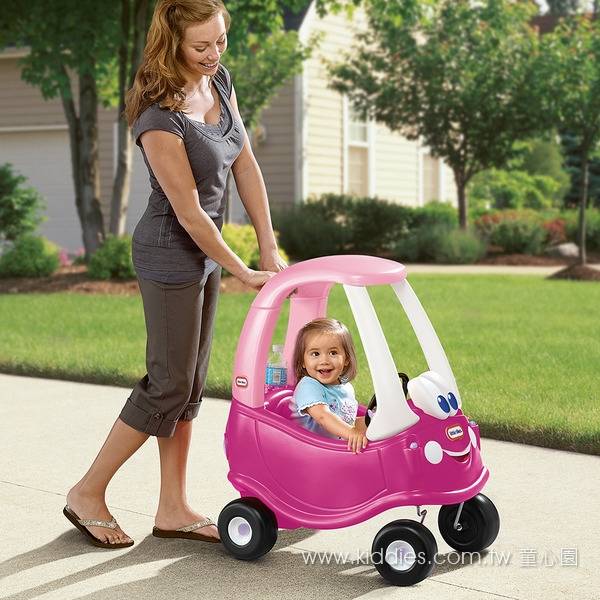 美國Little Tikes 時尚跑車-桃紅 美國Little Tikes,童心園,腳行車,華森葳,博客來,車輛玩具,兒童教具,教具,幼兒園教具,教具廠商,高雄教具