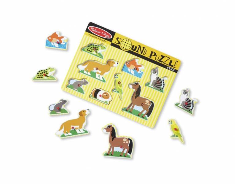 美國Melissa & Doug聲音積木-寵物 Melissa & Doug,聲音積木,寵物,美國瑪莉莎