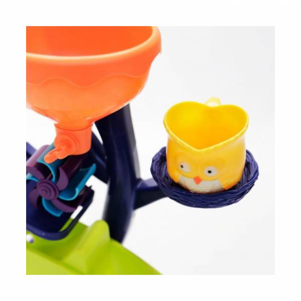美國B.Toys貓頭鷹瀑布 玩沙戲水,美國B.Toys,貓頭鷹瀑布,夏天戲水,水車,物理原理