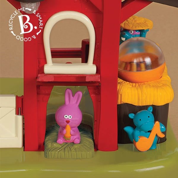美國B.Toys 農村曲 (搖滾動物農莊) 美國B.Toys,科育,感統教具,情境式角色扮演,農村曲,搖滾動物農莊