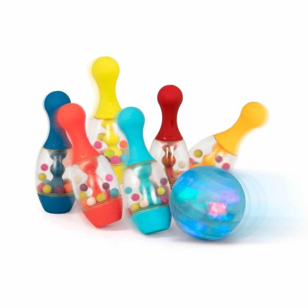 美國B.Toys露一手保齡球 美國B.Toys,露一手保齡球,保齡球玩具,發光保齡球,感統教具,柯育
