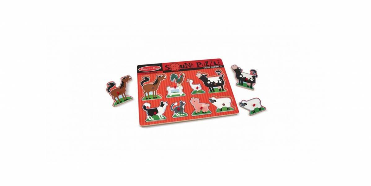 美國Melissa & Doug聲音積木-農場樂園 聲音積木,農場動物,美國瑪莉莎,Melissa & Doug