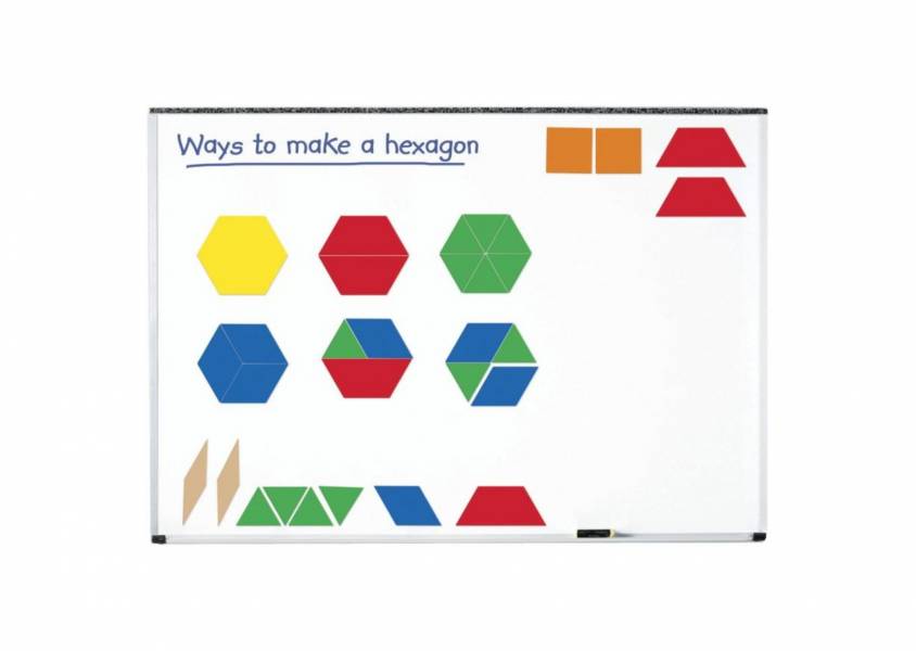 美國Learning Resources 超大磁性6形6色片 教學教具,美國Learning Resources,顏色形狀,幾何形狀,白板教具