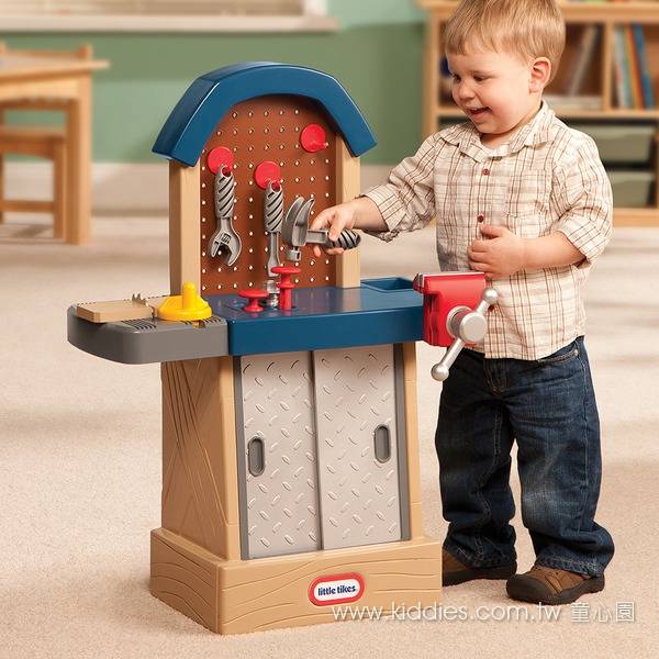 美國Little Tikes 寶貝工作台 孩子的工作台,釘釘子,轉螺絲,Little Tikes,童心園