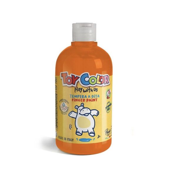義大利Toy Color手指膏500ml 手指膏,幼兒顏料,無毒顏料,義大利製造,可水洗顏料,兒童美術顏料,幼兒安全顏料,托嬰中心用品,EN71認證,幼兒創意顏料