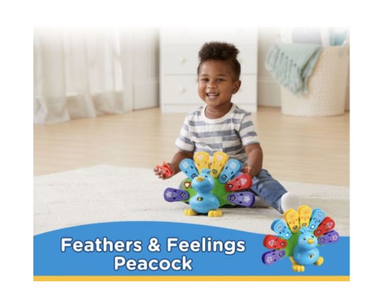 Vtech EQ學習互動小孔雀 學習互動小孔雀,形狀,顏色,兒童教具,教具,幼兒園教具,教具廠商,高雄教具