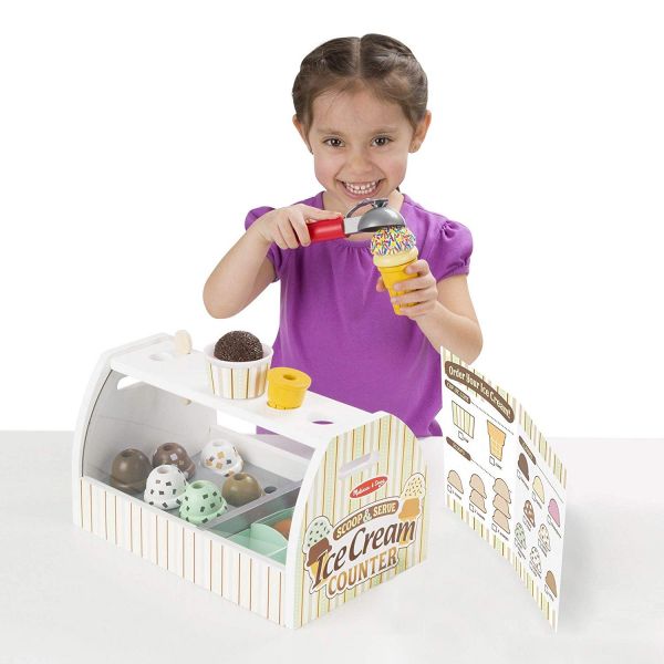 美國Melissa ＆ Doug 冰淇淋小老闆 Melissa ＆ Doug,冰淇淋,小老闆,情境扮演,博客來,冰淇淋扮演組