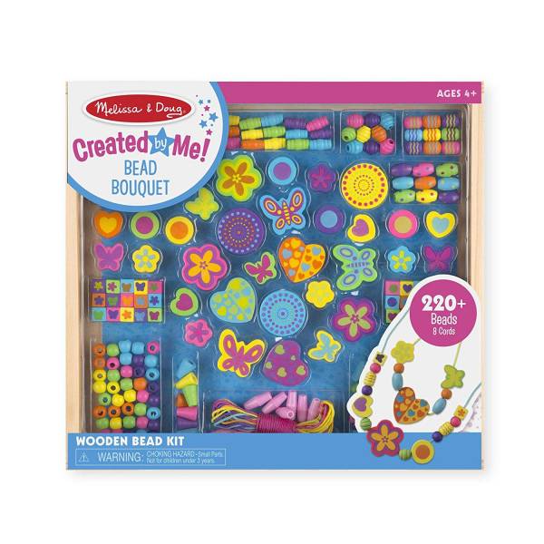 美國Melissa & Doug穿線花園組 串珠,項鍊,手環,Melissa & Doug,美國瑪莉莎,快樂禔,童心園