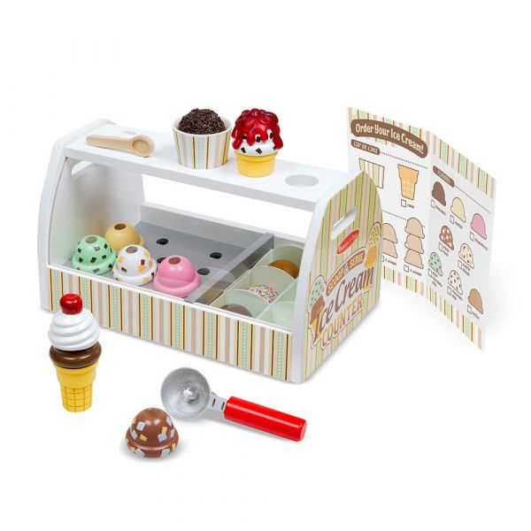 美國Melissa ＆ Doug 冰淇淋小老闆 Melissa ＆ Doug,冰淇淋,小老闆,情境扮演,博客來,冰淇淋扮演組