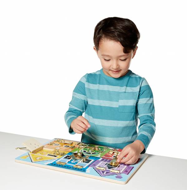美國 Melissa & Doug生活技能-開鎖 Melissa & Doug,生活技能,開鎖,上和勤,教具廠商,育心幼教社