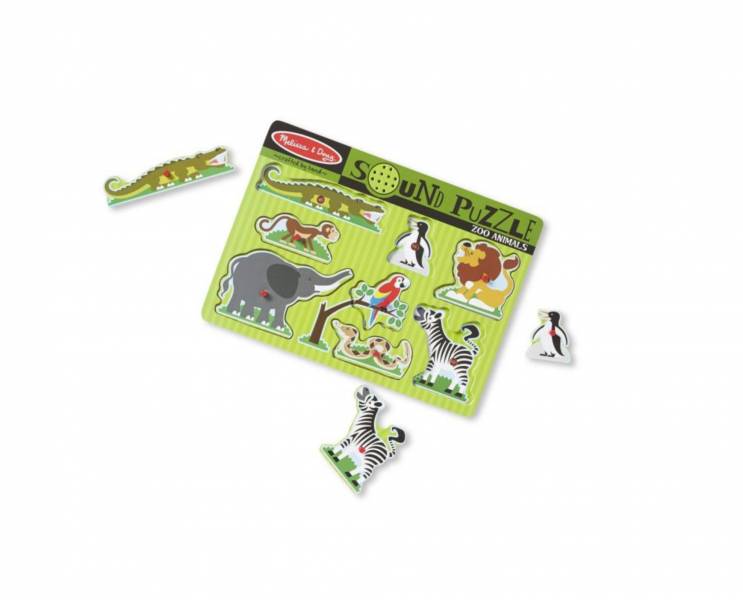 美國Melissa & Doug聲音積木-叢林動物 Melissa & Doug,聲音積木,叢林動物