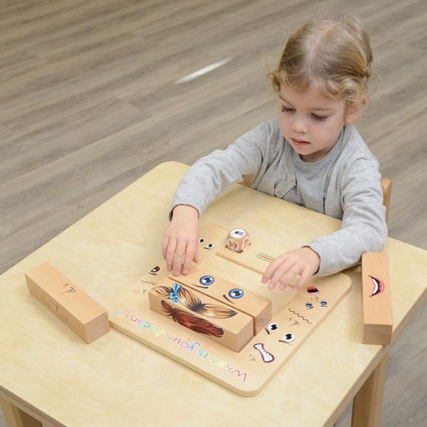 Masterkidz 情緒學習遊戲板 情緒學習遊戲板, 幼兒情緒認知, 兒童表情遊戲, 語言表達訓練, 兒童社交發展, 兒童教育玩具, 親子遊戲, 角色扮演, 情緒教育, 幼兒語言發展
