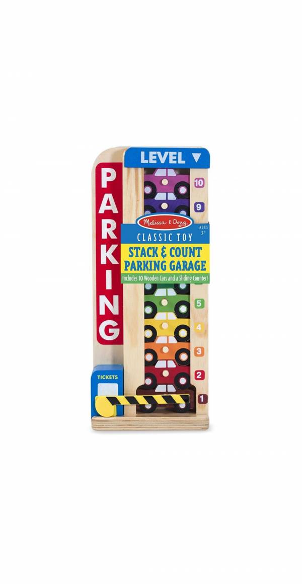美國Melissa ＆ Doug 數字顏色學習停車場 手眼協調,車輛,Melissa ＆ Doug 數字,顏色,學習停車場