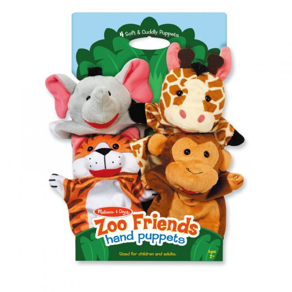 美國Melissa ＆ Doug 微笑動物手偶 Melissa ＆ Doug,動物,手偶,扮演角,角色扮演