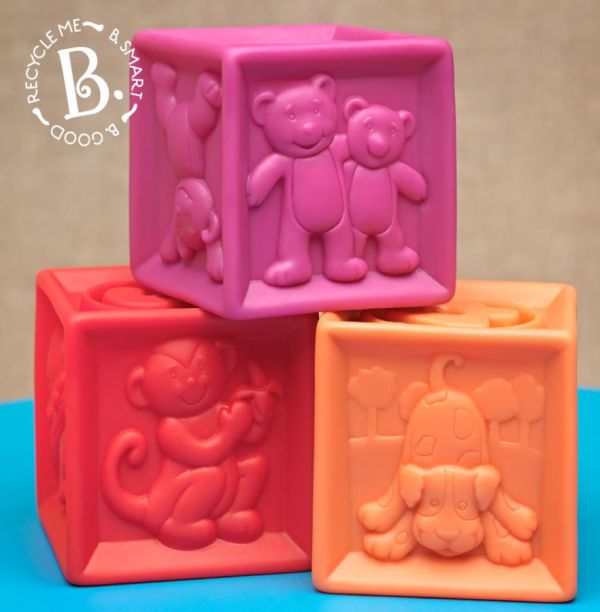 美國B.Toys 123捏捏樂 美國B.Toys,軟積木,小肌肉發展,