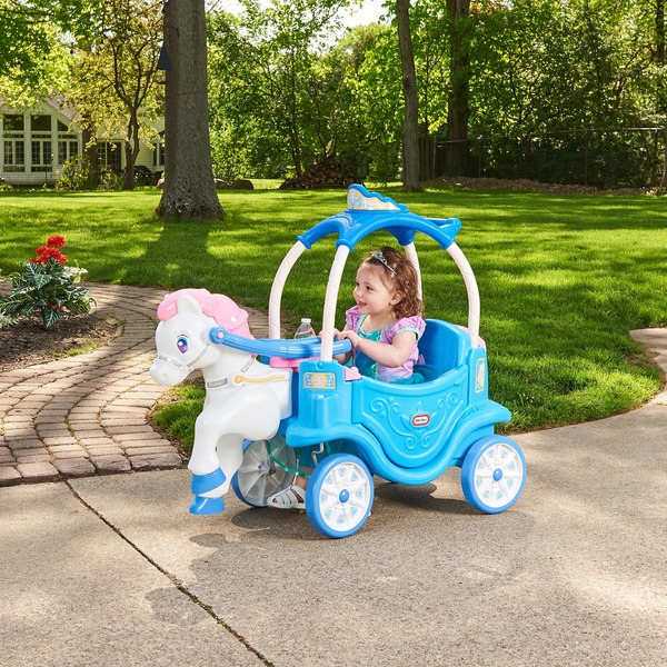 美國Little Tikes 冰雪公主馬車 腳行車,冰雪公主馬車,角色扮演,童心園,Little Tikes