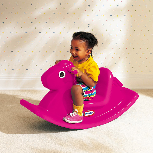 美國Little Tikes 飛天搖搖馬 - 桃紅 搖搖馬,騎乘教具,感覺統合,我們玩,WEPLAY