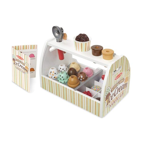 美國Melissa ＆ Doug 冰淇淋小老闆 Melissa ＆ Doug,冰淇淋,小老闆,情境扮演,博客來,冰淇淋扮演組