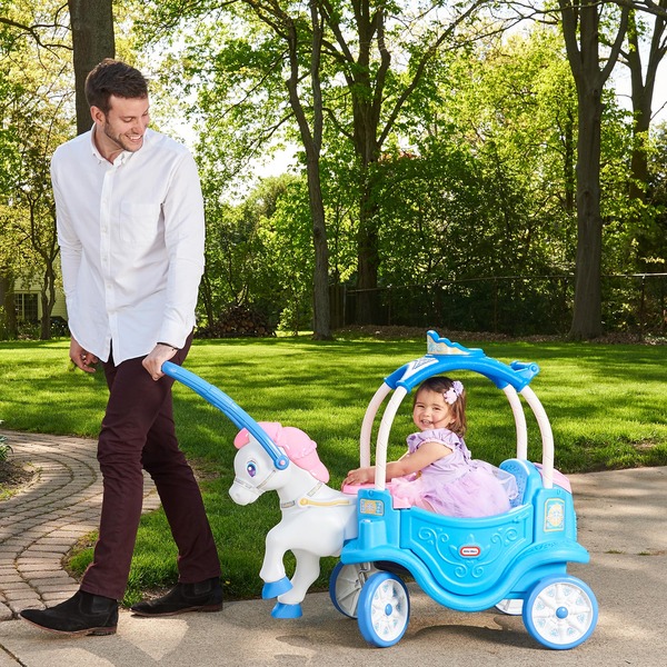美國Little Tikes 冰雪公主馬車 腳行車,冰雪公主馬車,角色扮演,童心園,Little Tikes