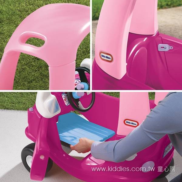美國Little Tikes 時尚跑車-桃紅 美國Little Tikes,童心園,腳行車,華森葳,博客來,車輛玩具,兒童教具,教具,幼兒園教具,教具廠商,高雄教具