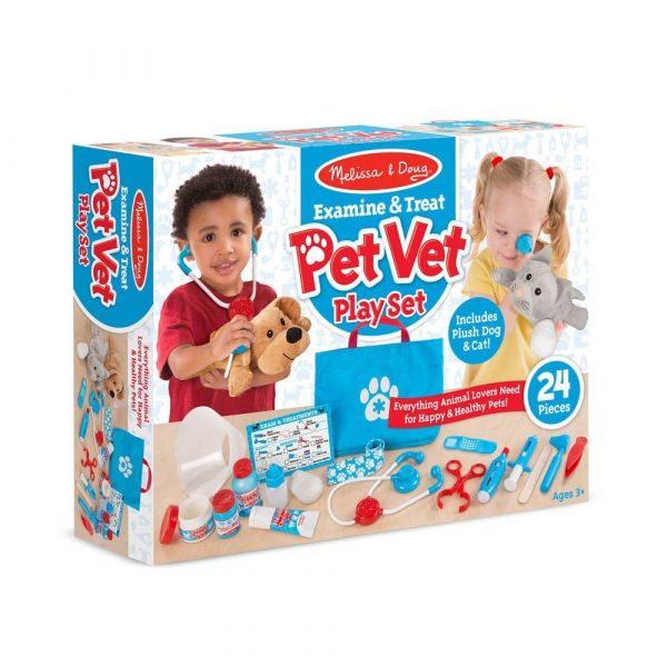美國Melissa & Doug獸醫套裝組 Melissa & Doug,獸醫,美國瑪莉莎,誠品網路書店,快樂禔,遊戲扮演