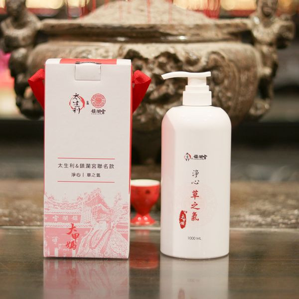 【太生利】大甲鎮瀾宮限量聯名款-草之氣-1000ML(禮盒組) 太生利,液態皂,沐浴乳,液體皂,劉虹儀