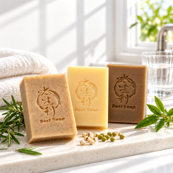 【太生利】I.早安元氣手工皂三入組-薏仁綠豆/茶樹/迷迭 太生利,冷製皂,手工皂,茶樹,薏仁綠豆,迷迭,劉虹儀