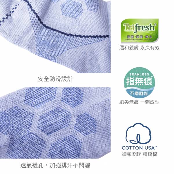 童襪 Trifresh 抗菌除臭 機能短襪(學生襪) 吳福洋,金安德森,男襪,女襪,童襪,Trifresh,抗菌襪,除臭襪,機能襪,踝襪,運動襪,壓力襪,毛巾襪,長統襪,短襪,隱形襪,船襪,襪品,襪子