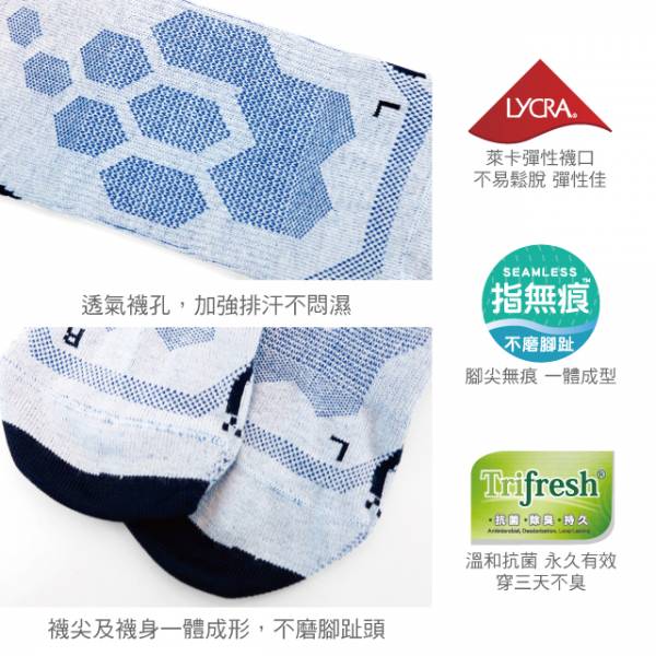 男襪 Trifresh 抗菌除臭 機能踝襪 吳福洋,金安德森,男襪,女襪,童襪,Trifresh,抗菌襪,除臭襪,機能襪,踝襪,運動襪,壓力襪,毛巾襪,長統襪,短襪,隱形襪,船襪,襪品,襪子