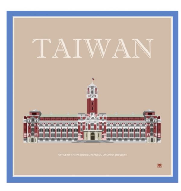 Presidential Office Building Scarf - Cream 