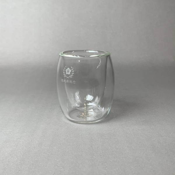府徽迷你雙層玻璃杯 