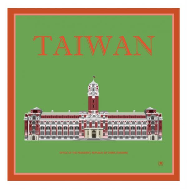 Presidential Office Building Scarf - Green 