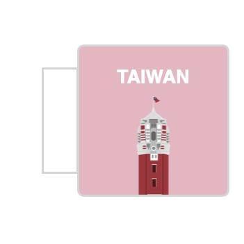 「TAIWAN 出頭」迷你燈箱磁貼（粉紅） 