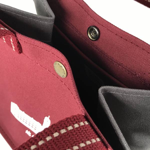 Presidential Office Building Canvas Bag - Burgundy 