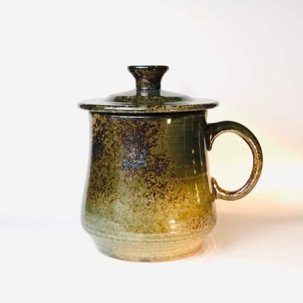 總統府紀念手作陶杯（明綠） 