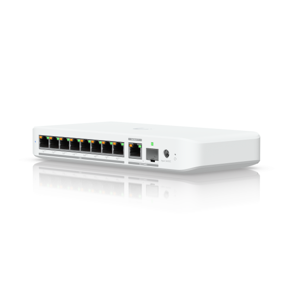 Flex 2.5G UniFi Flex 2.5G,2.5GbE 交換器,戶外型 Switch,UniFi Switch,高速有線網路,商用網路設備,戶外網路部署,走廊交換器,耐候設計,穩定網路連線,UniFi Network 管理,高頻寬交換器