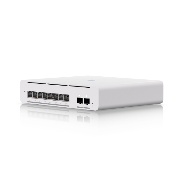 Pro XG 8 PoE USW-Pro-XG-8-PoE, UniFi交換器, 10G PoE, PoE++, Ubiquiti, L3交換機, 10GbE, SFP+, 核心交換器, WiFi 7供電, 萬兆交換器, 網管交換器, 靜音散熱, 企業級網路