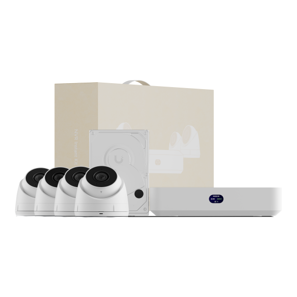 Network Video Recorder Instant Kit UNVR Instant Kit 台灣, UniFi 監控懶人包, Protect 即時安防套件, G5 Turret Ultra 套組, 免月費 NVR 套件, 家用 Cctv 開箱即用, 店面防盜攝影機套裝, 英菲達科技