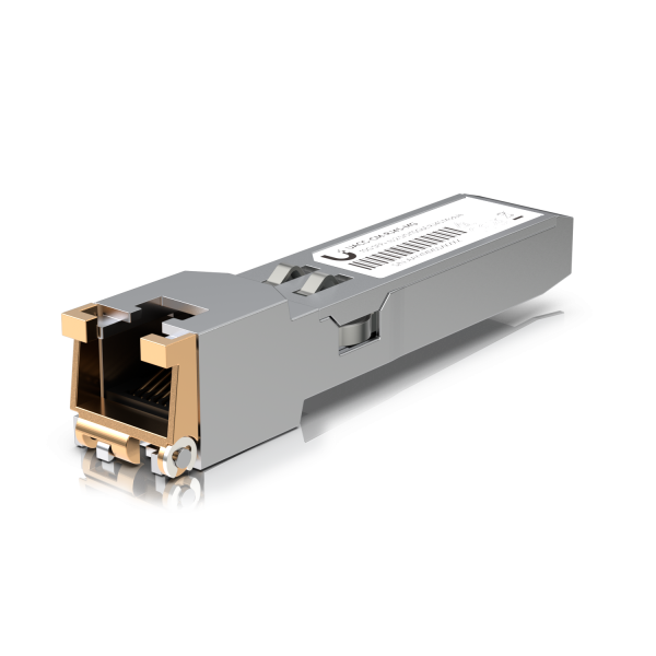 SFP+ to RJ45 Adapter UACC-CM-RJ45-MG 台灣, UniFi 光轉電模組, Multi-Gigabit SFP+, 10G 轉接模組, 2.5G SFP+ 轉接器, Ubiquiti 原廠模組, 萬兆銅纜模組, 英菲達科技