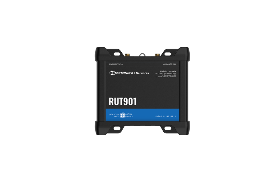 Teltonika RUT901 工業級 4G LTE 無線路由器 | 雙SIM卡自動備援 經典升級款工控閘道器 英菲達科技 RUT901 台灣, Teltonika RUT901, 工業級 4G 路由器, 雙 SIM 卡路由器, 行動網路閘道器, 4G 備援路由器, 充電樁網路規劃, 機房網路備援, 工業級無線AP, 英菲達科技