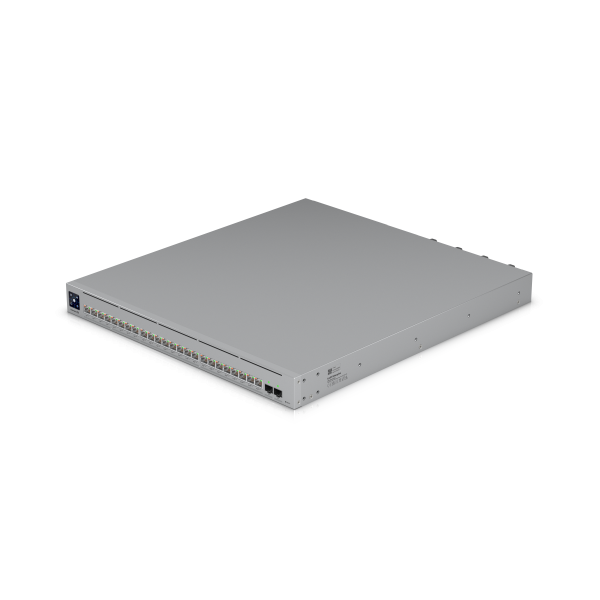 Enterprise Campus 24 PoE ECS-24-PoE, UniFi交換器, EtherLighting, 24埠PoE, Ubiquiti, 網管交換器, 10G SFP+, PoE+, 智慧機房, 靜音交換器, 燈光辨識, 企業網路, 層級2交換器, 網路設備
