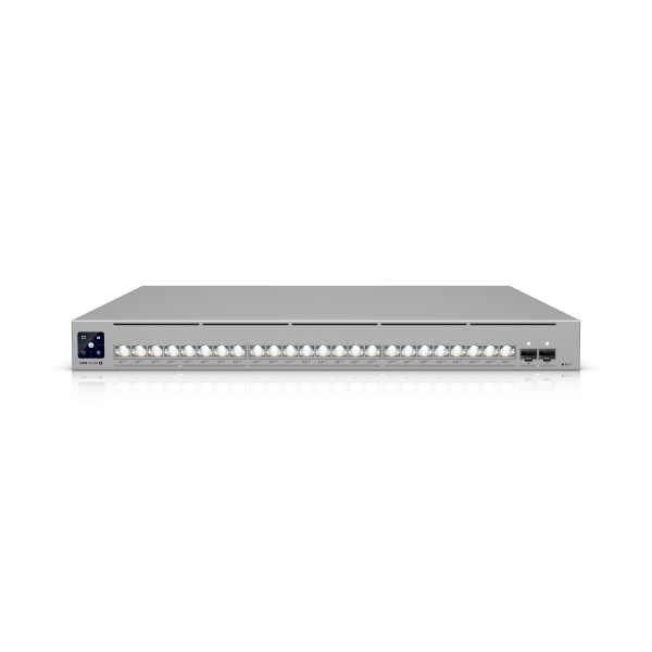 Pro XG 24 PoE USW-Pro-XG-24-PoE, UniFi 10G交換器, 萬兆PoE++交換機, Ubiquiti L3交換器, Wi-Fi 7交換器推薦, 25G SFP+, 企業級PoE交換器, 弱電萬兆規劃, 英菲達科技