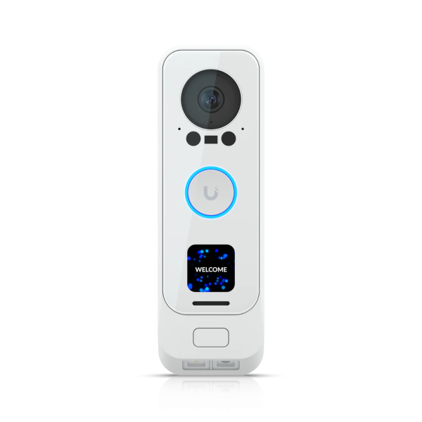 G4 Doorbell Pro PoE Kit / UVC-G4 Doorbell Pro PoE Kit-White G4 Doorbell Pro PoE Kit、UniFi G4 門鈴、Ubiquiti UniFi Protect、PoE 門鈴攝影機、門鈴安全攝影機、雙鏡頭 AI 偵測、PoE 供電即插即用、UniFi Protect APP、戶外 IPX4 耐候、雙向音訊門鈴、可程式化顯示、PoE 鈴聲套件、UVC-G4 Doorbell Pro Firmware。