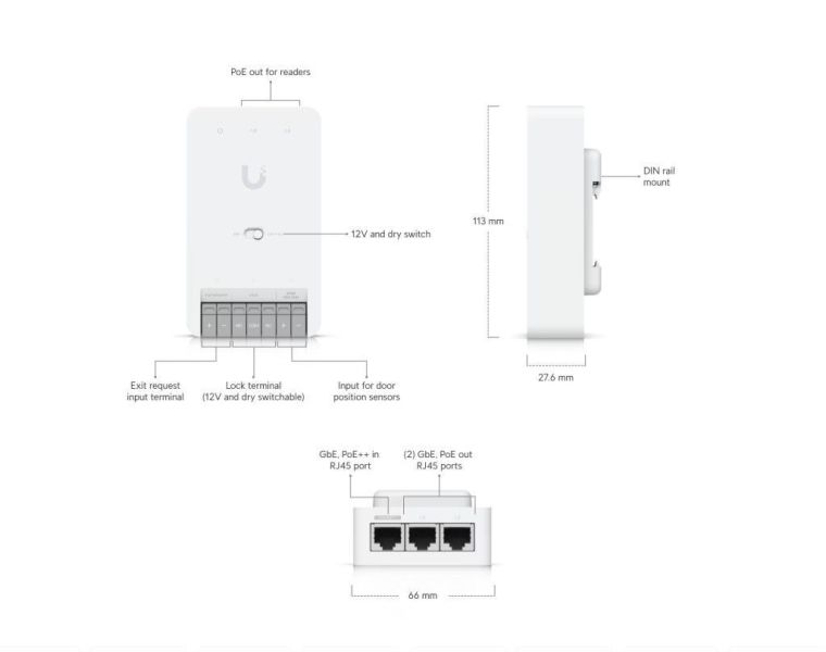 Door Hub Mini UniFi Door Hub Mini,Door Hub Mini,UniFi 門禁,智慧門禁中樞,門禁控制器,Ubiquiti Access,UniFi Access 系列,門禁主機,門禁管理,企業門禁系統,商用門禁,智慧門禁設備,門禁整合,門禁控制核心,中小企業門禁
