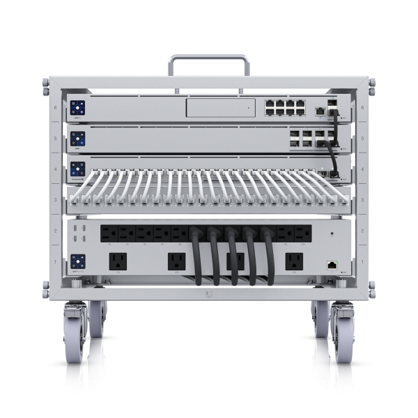 Toolless Mini Rack U-Rack-6U-TL, UniFi Rack, Ubiquiti 機櫃, 6U 機櫃, 免工具安裝, 迷你機櫃, 網路設備架, 伺服器架, 居家機櫃, 理線架, 小型機房設備, 自架網路, 機櫃推薦, 移動式機櫃, 24 埠理線