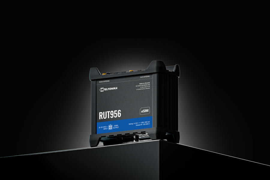 Teltonika RUT956 工業級 4G LTE 無線路由器 | 雙SIM卡備援 GPS 序列埠I/O閘道器 英菲達科技 RUT956 台灣, Teltonika RUT956, 工業級 4G 路由器, RS485 轉網路, RS232 4G 閘道器, 雙 SIM 卡路由器, 工業物聯網 IoT, 車載 GPS 路由器, Modbus 轉換器, 英菲達科技