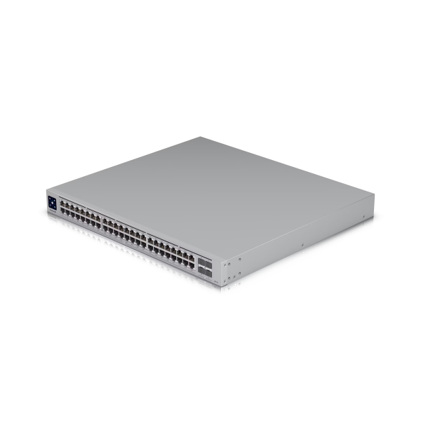 Enterprise 48 PoE (Vintage) UniFi Enterprise 48 PoE,USW-Enterprise-48-PoE 交換器,48 埠 PoE+ Switch,2.5GbE PoE 交換器,4 埠 10GbE SFP+ 上行,720W PoE 總功率,企業級 PoE 交換器,商用網路設備,Gigabit/2.5GbE 網路,機房網路核心,高密度網路布線,穩定有線網路,UniFi Network 管理,Layer 3 PoE