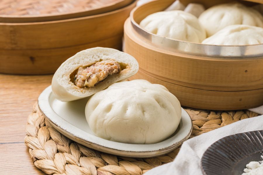 【超越巔峰】古早味肉包(6顆/包) 古早味肉包,肉包,團購美食,團購包子,點心,高雄饅頭,