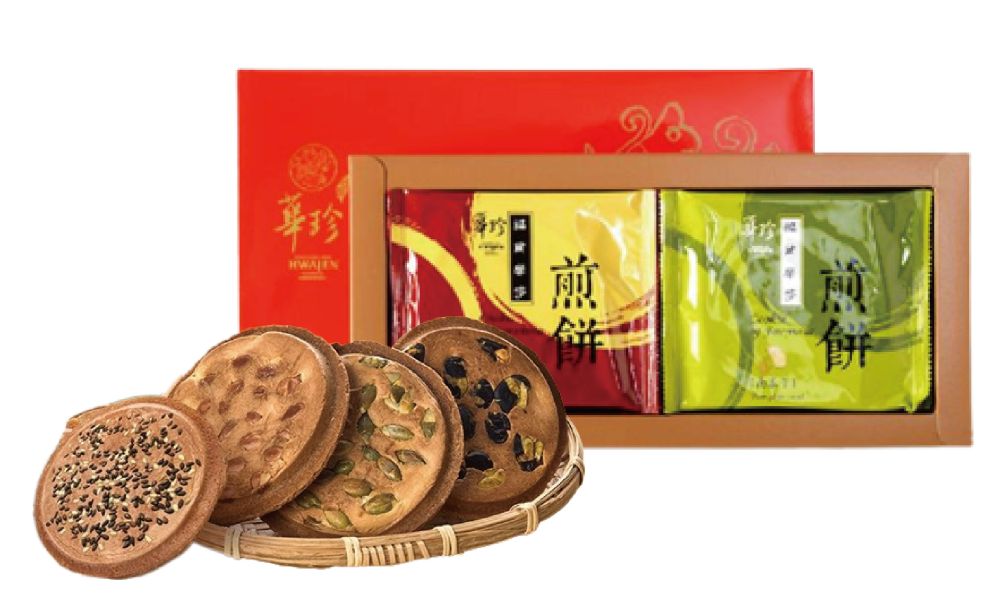 【創世】華珍綜合煎餅禮盒 