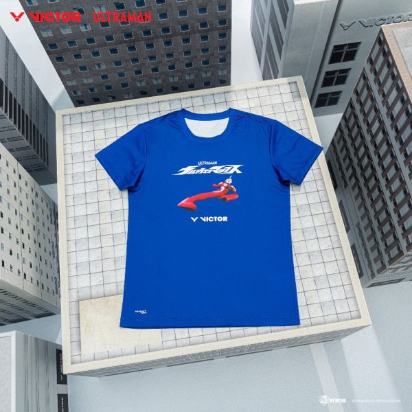 VICTOR x 超人力霸王 ULTRAMAN T-502UTM T-502JRUTM 聯名針織T恤 針織童T恤 VICTOR,超人力霸王,ULTRAMAN,T-502JRUTM,T-502UTM,聯名,針織T恤,針織童T恤
